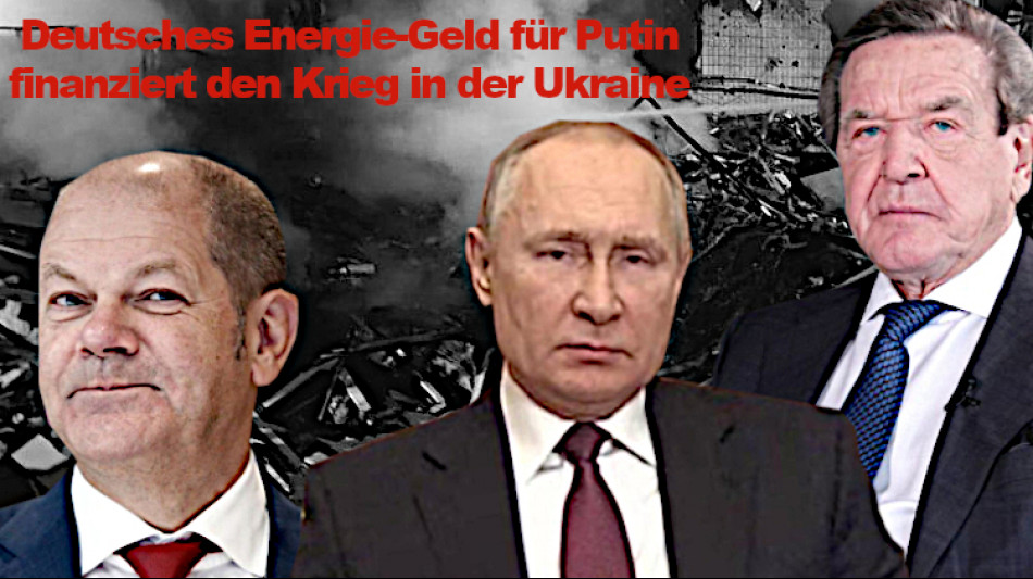 Olaf Scholz, SPD, Grüne und FDP füllen weiterhin die russische Kriegskasse von Massenmörder Putin und stützen so den Rubel