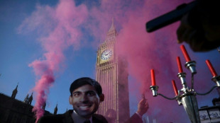 Six arrested as climate activists block road near UK parliament