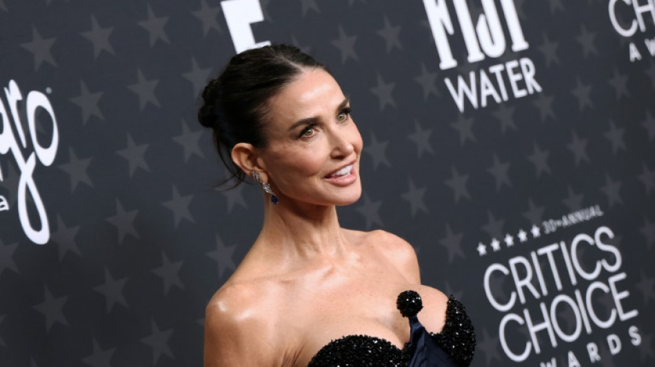 Demi Moore wins at Critics Choice with disgraced rival Gascon absent