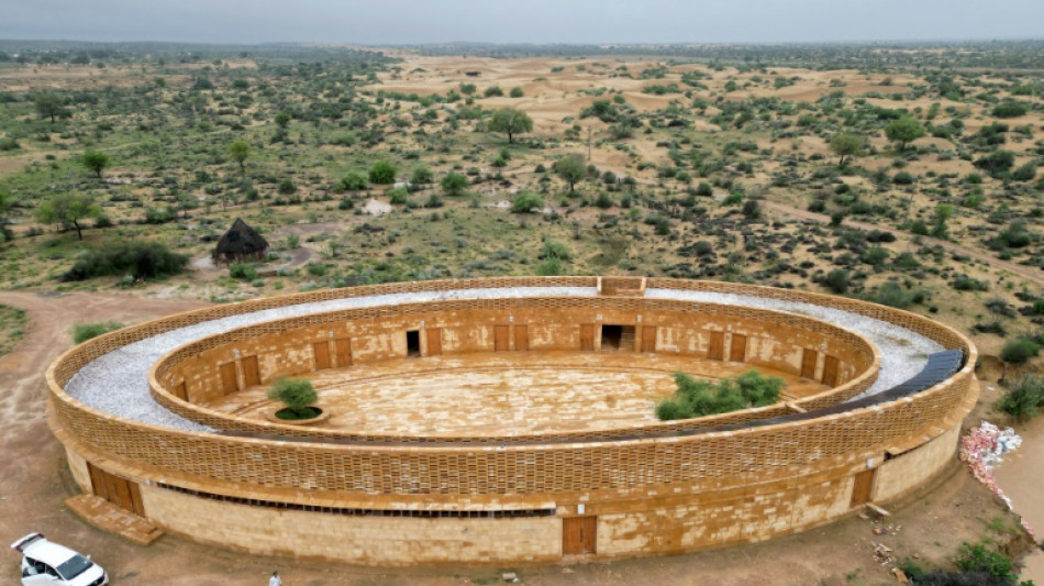 Indian desert school's unique design offers respite from heat