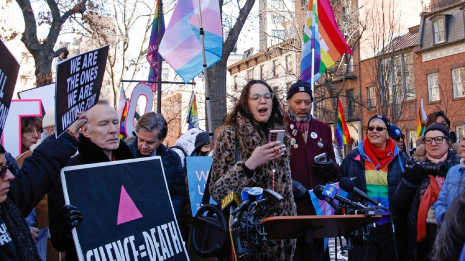 Protests in NY as 'transgender' and 'queer' scrubbed from rights website