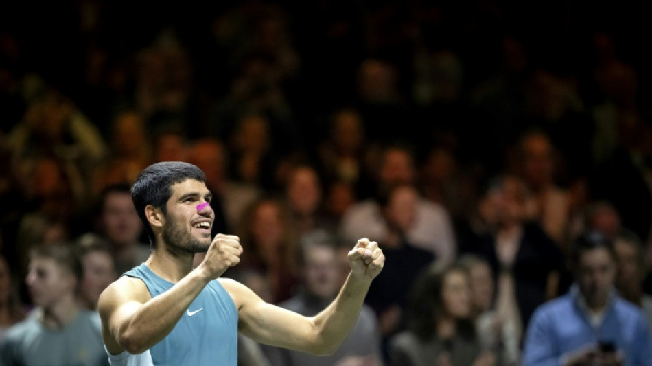 Tennis: Alcaraz s'offre à Rotterdam un premier titre en salle