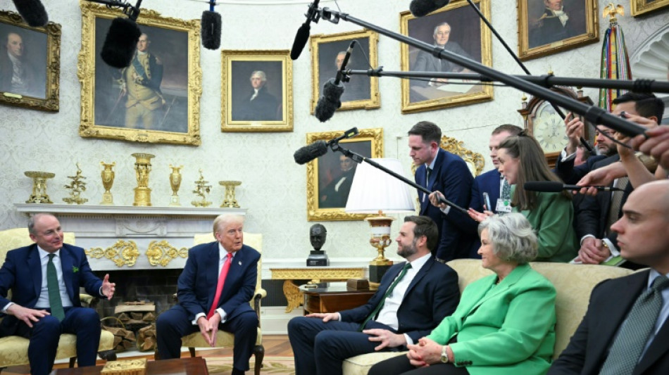 Trump blasts Ireland on trade during traditional visit