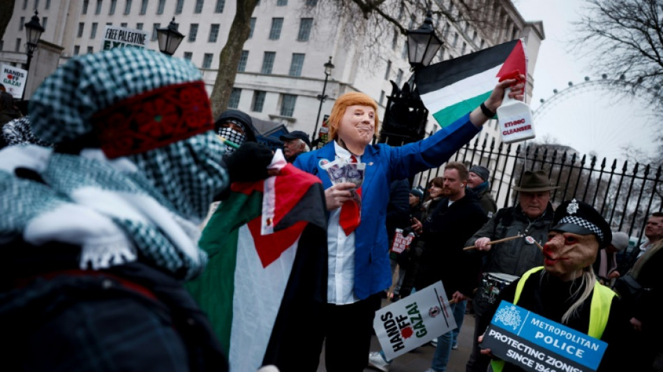 Thousands of pro-Palestinians march in UK against Trump's Gaza plan