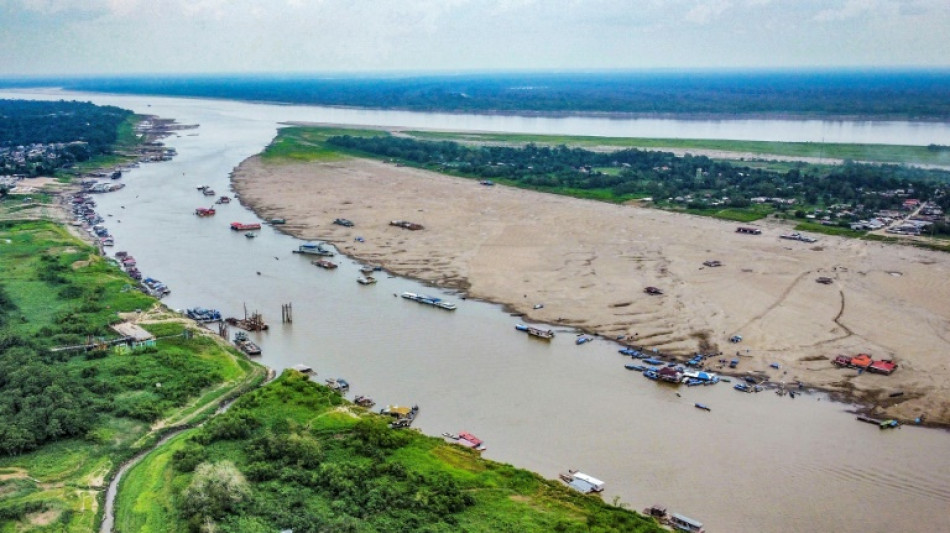 El río Amazonas se redujo en Colombia hasta un 90% por sequía