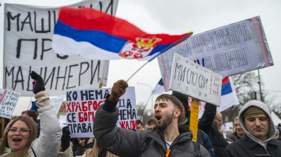 Des milliers de manifestants anti-corruption en Serbie pour la fête nationale