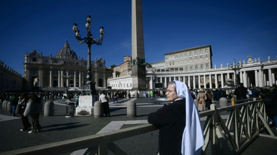 Vatican says 'stable' Pope Francis watched Sunday mass on hospital TV