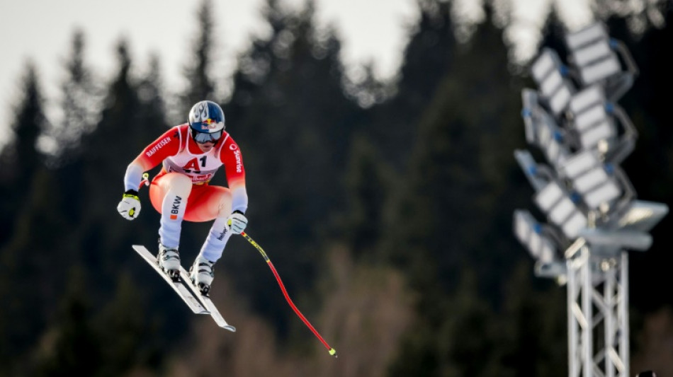 Von Allmen upstages rivals to win world downhill gold