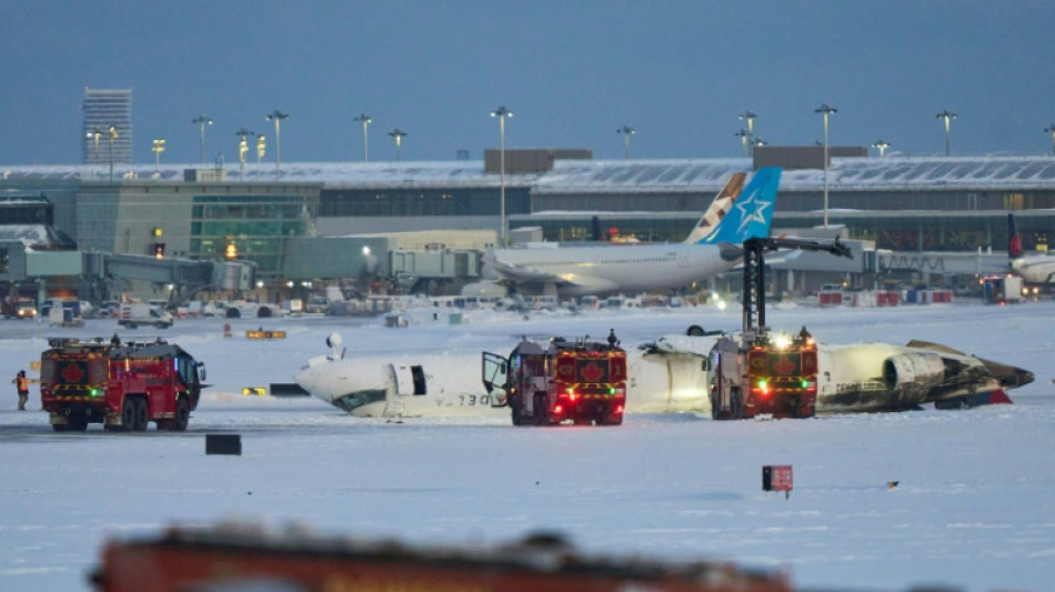 Delta plane flips upside down in Toronto crash, at least 17 injured