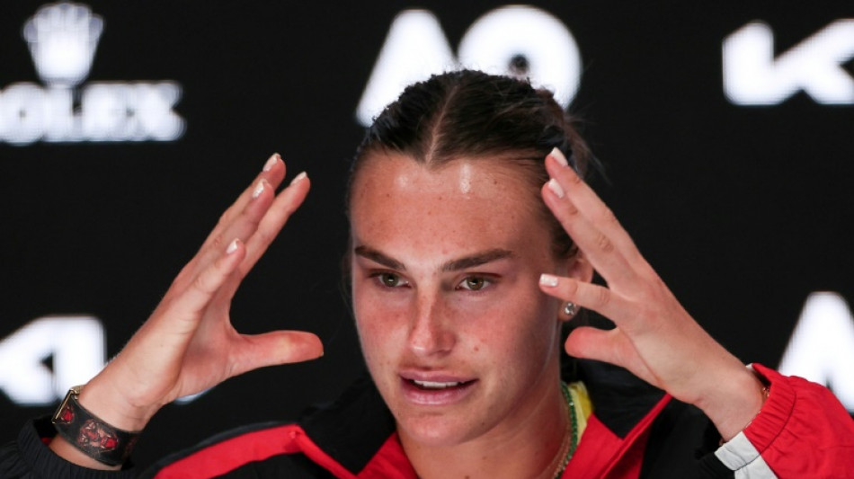 Sabalenka, "totalmente recuperada" tras su derrota en final de Abierto de Australia