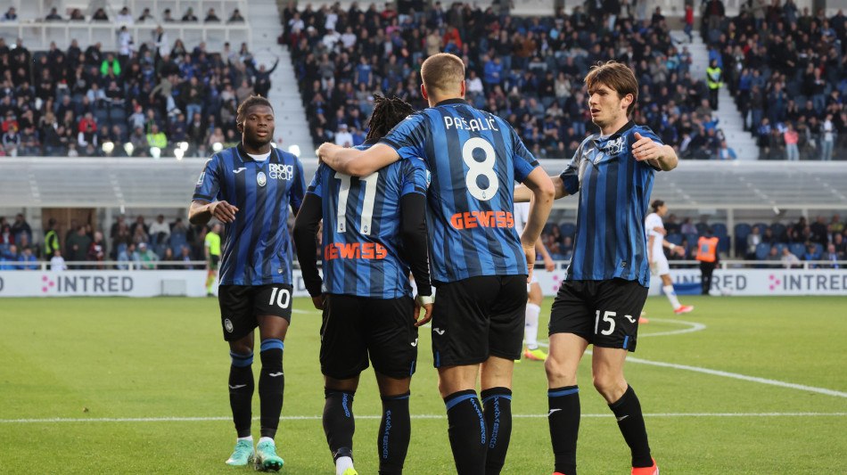 2-0 all'Empoli, scatto Champions dell'Atalanta