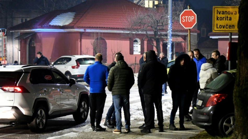 Au moins 10 personnes abattues au Monténégro, le suspect en fuite