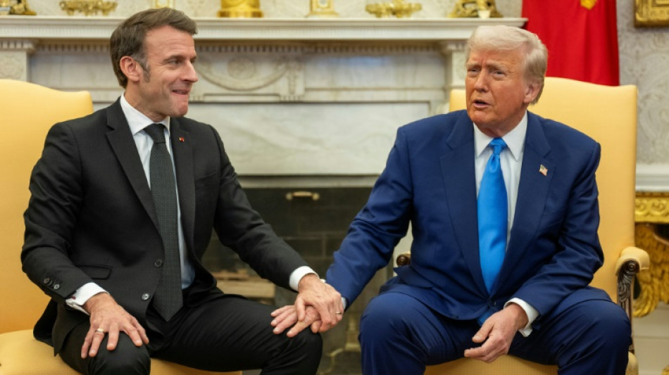 Macron and Trump rekindle Le Bromance -- with a touch of tension