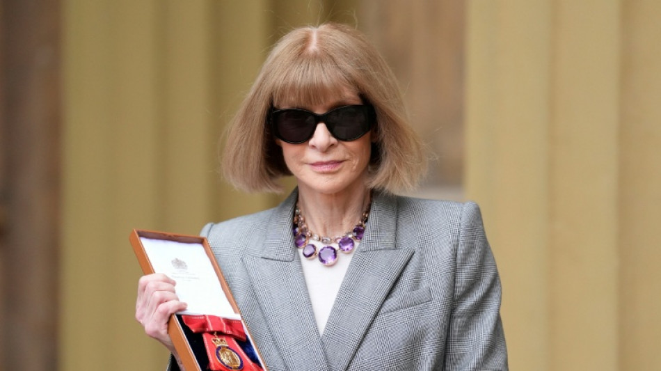 Anna Wintour vows to keep working as receives latest UK honour