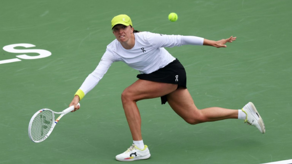 Defending champ Swiatek tops Zheng to reach Indian Wells semi-finals