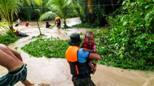 Tropical storm lashes Philippines, at least 45 dead