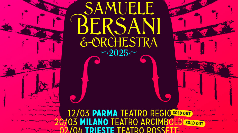 Samuele Bersani torna con sold out e disco live